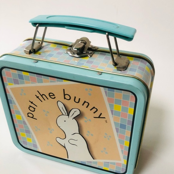 PAT THE BUNNY Vintage metal box with hinges Rare lunchbox purse - Picture 4 of 8